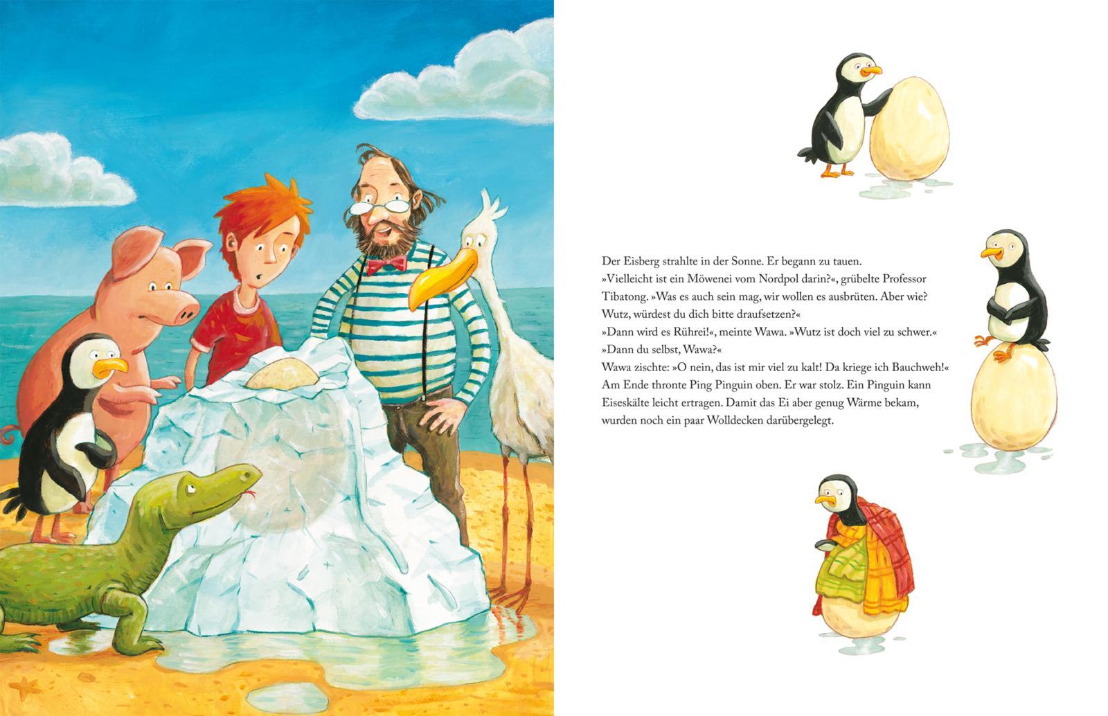 Beispielinhalt (Bild) Urmel schlüpft aus dem Ei. SuperBuch