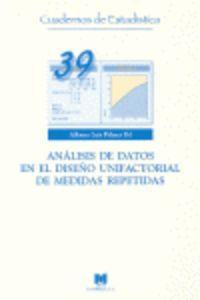 Vorderes Coverbild Análisis de datos en el diseño unifactorial de medidas repetidas