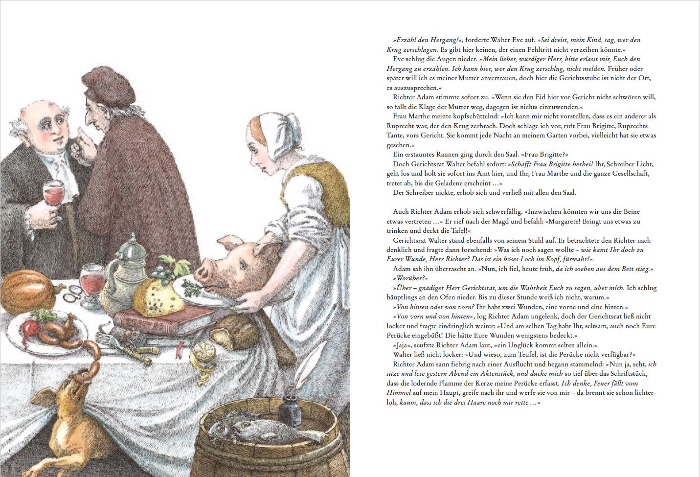 Beispielinhalt (Bild) Der zerbrochene Krug