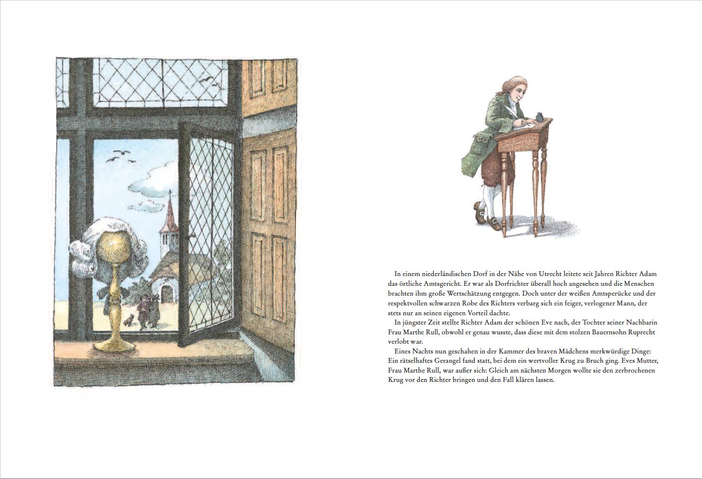 Beispielinhalt (Bild) Der zerbrochene Krug