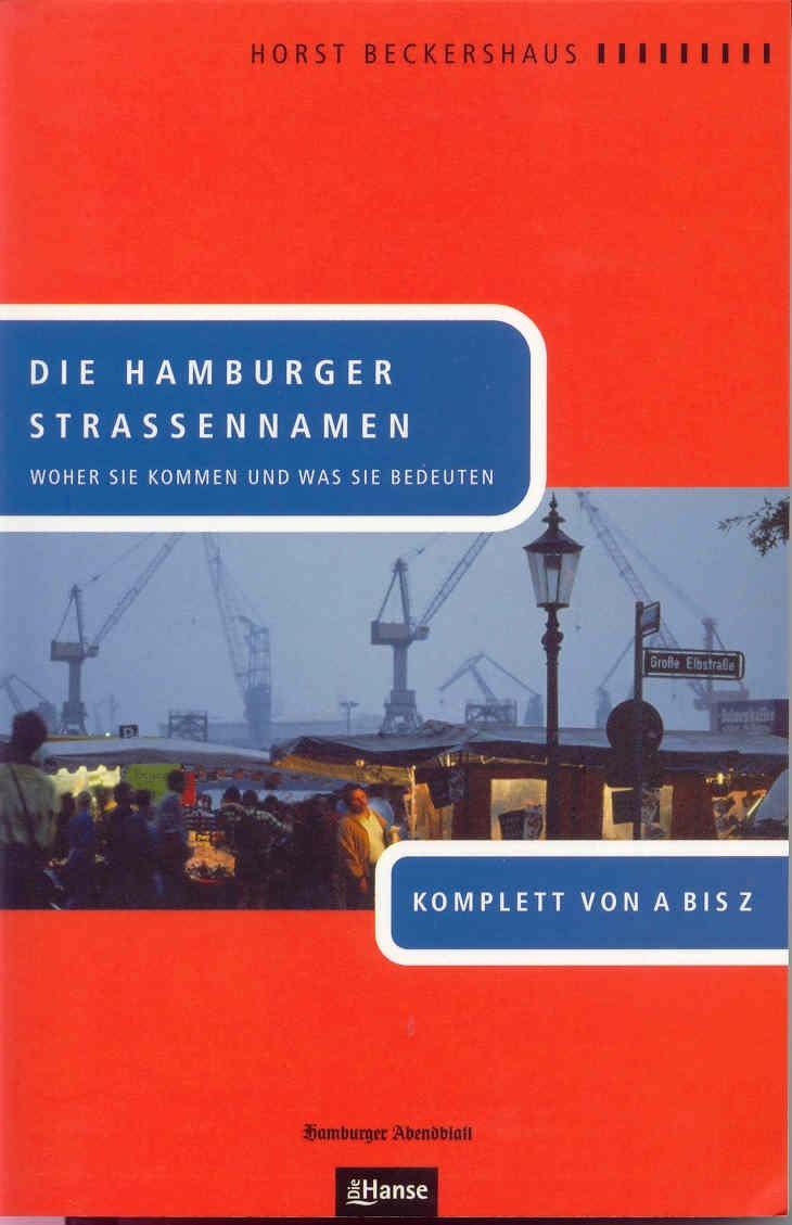 Vorderes Coverbild Die Hamburger Straßennamen