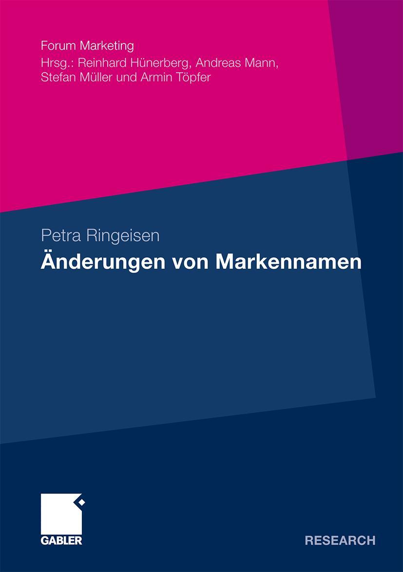 Vorderes Coverbild Änderungen von Markennamen