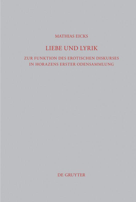 Vorderes Coverbild Liebe und Lyrik