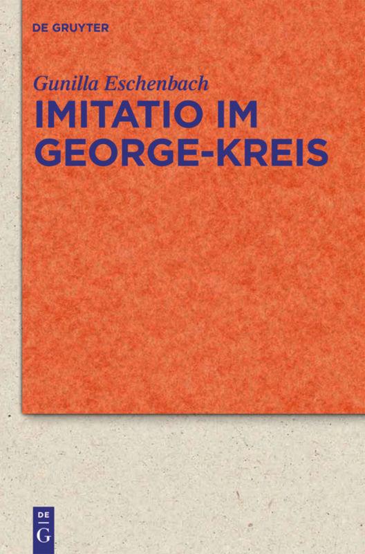 Vorderes Coverbild Imitatio im George-Kreis