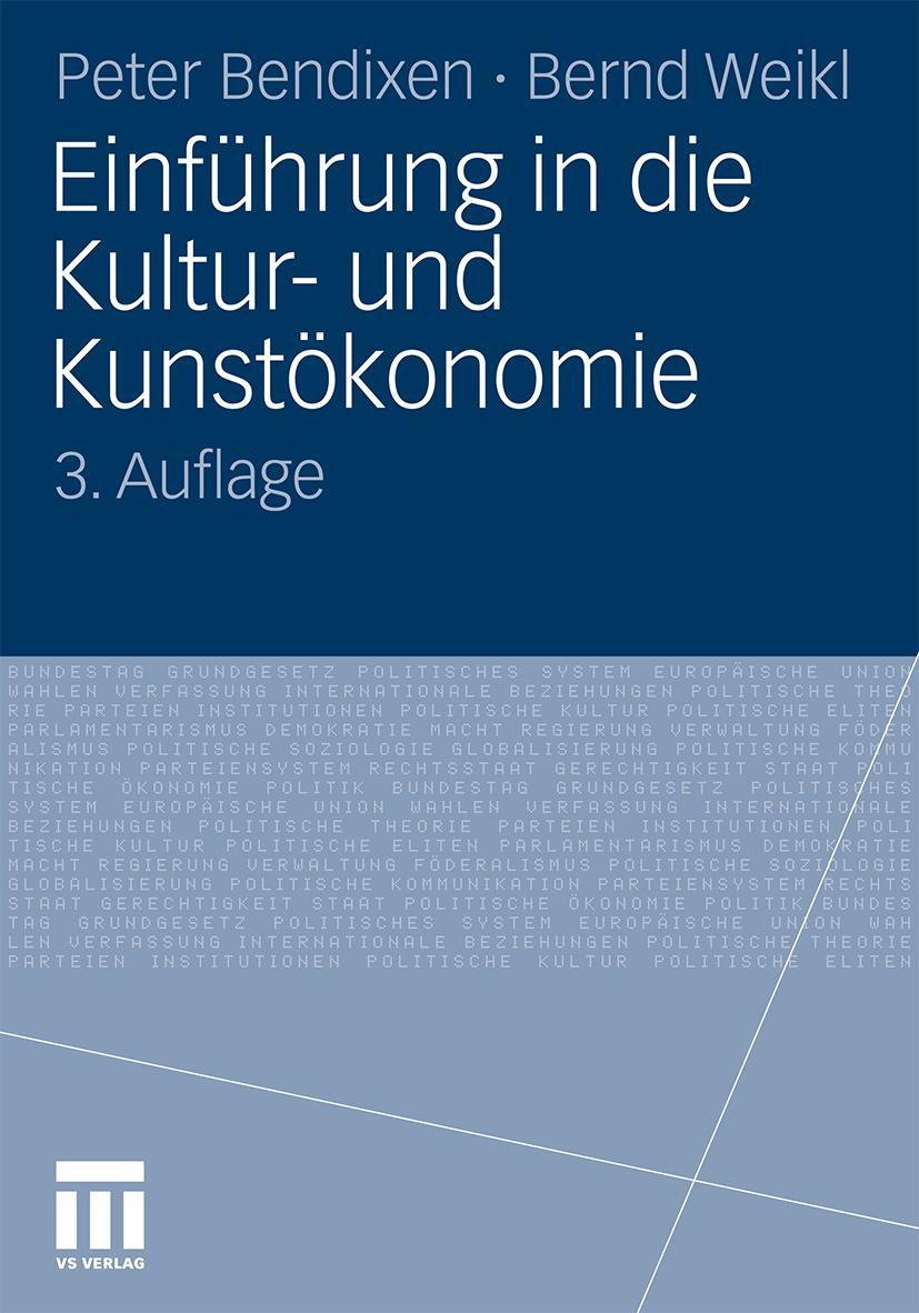 Vorderes Coverbild Einführung in die Kultur- und Kunstökonomie