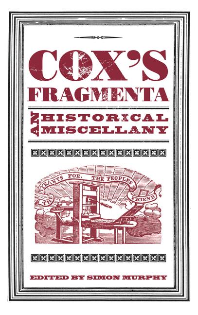 Vorderes Coverbild Cox's Fragmenta
