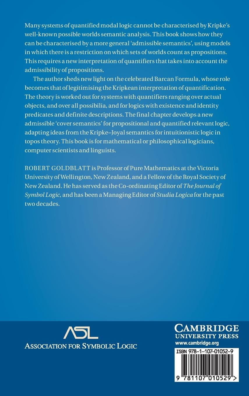 Rückseitencover Quantifiers, Propositions and Identity