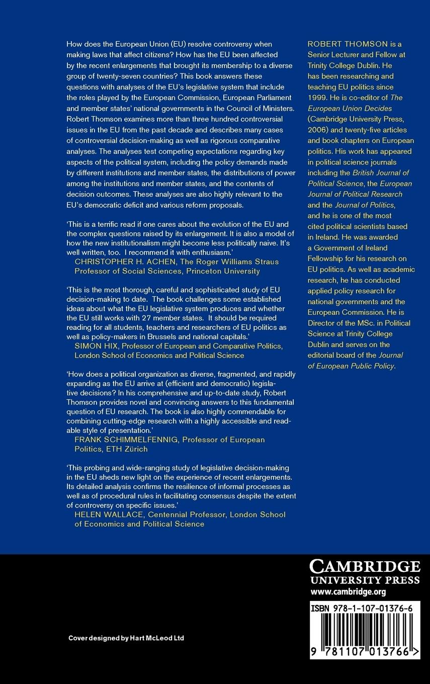 Rückseitencover Resolving Controversy in the European Union