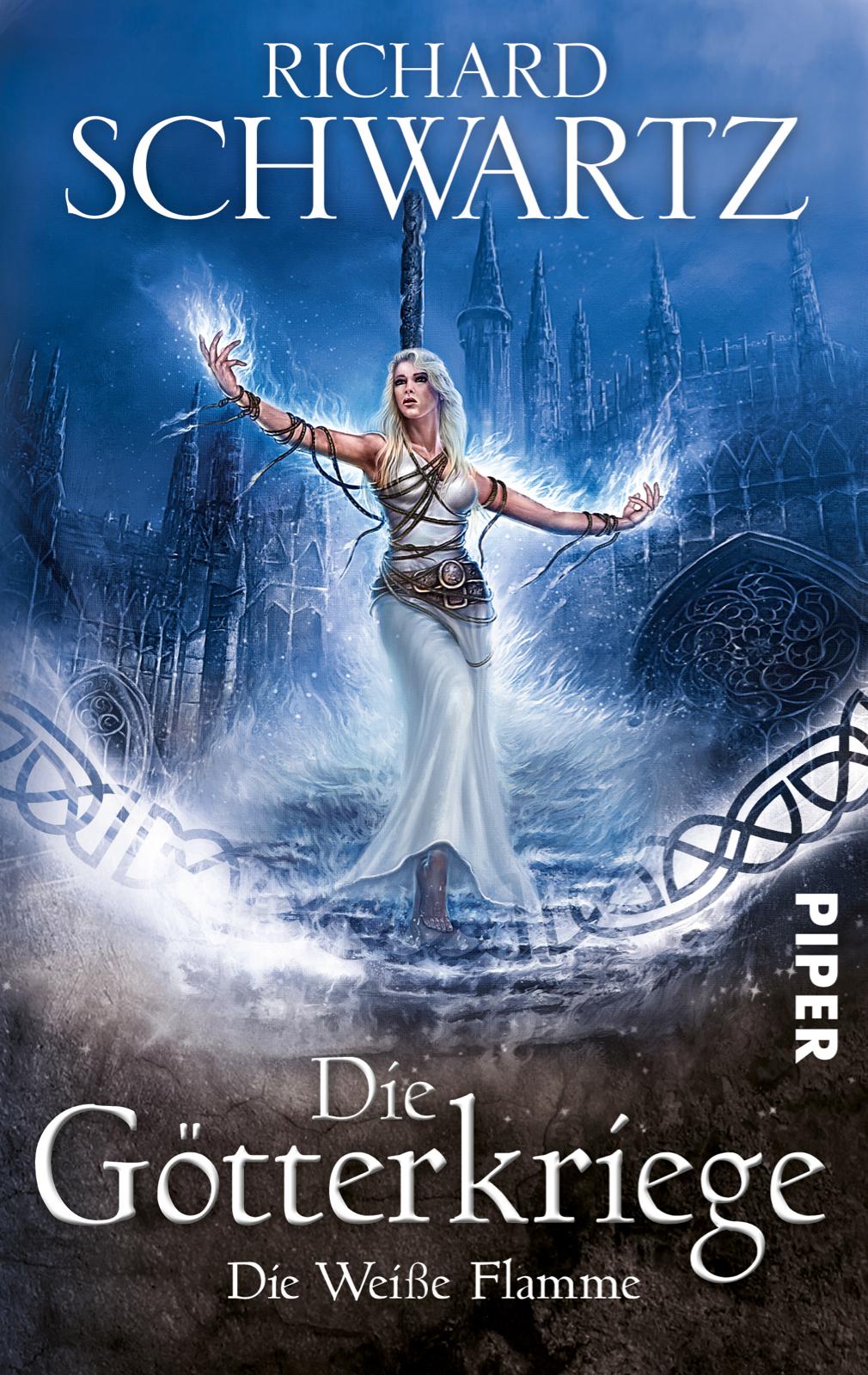 Vorderes Coverbild Die Götterkriege 02 Die weiße Flamme