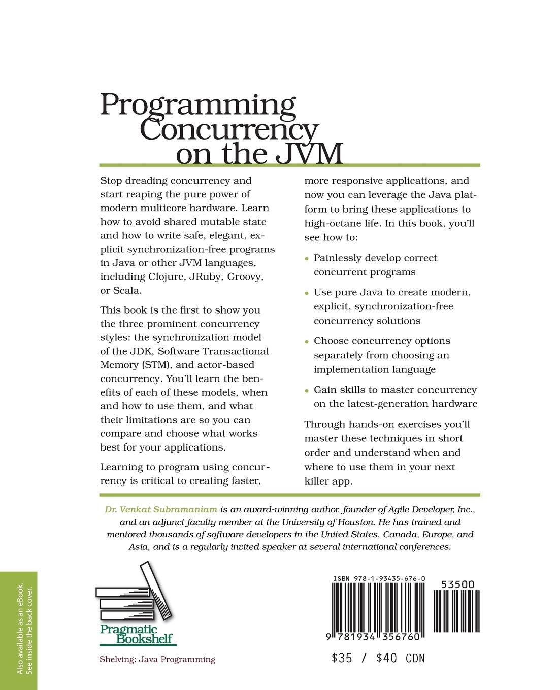 Rückseitencover Programming Concurrency on the Jvm