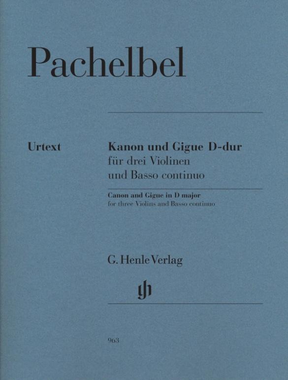 Vorderes Coverbild Pachelbel, Johann - Kanon und Gigue D-dur für drei Violinen und Basso continuo