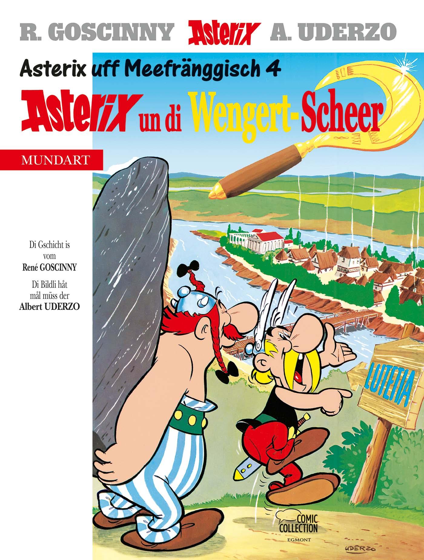 Vorderes Coverbild Asterix Mundart 67 Unterfränkisch IV