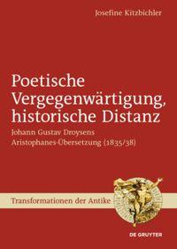 Vorderes Coverbild Poetische Vergegenwärtigung, historische Distanz
