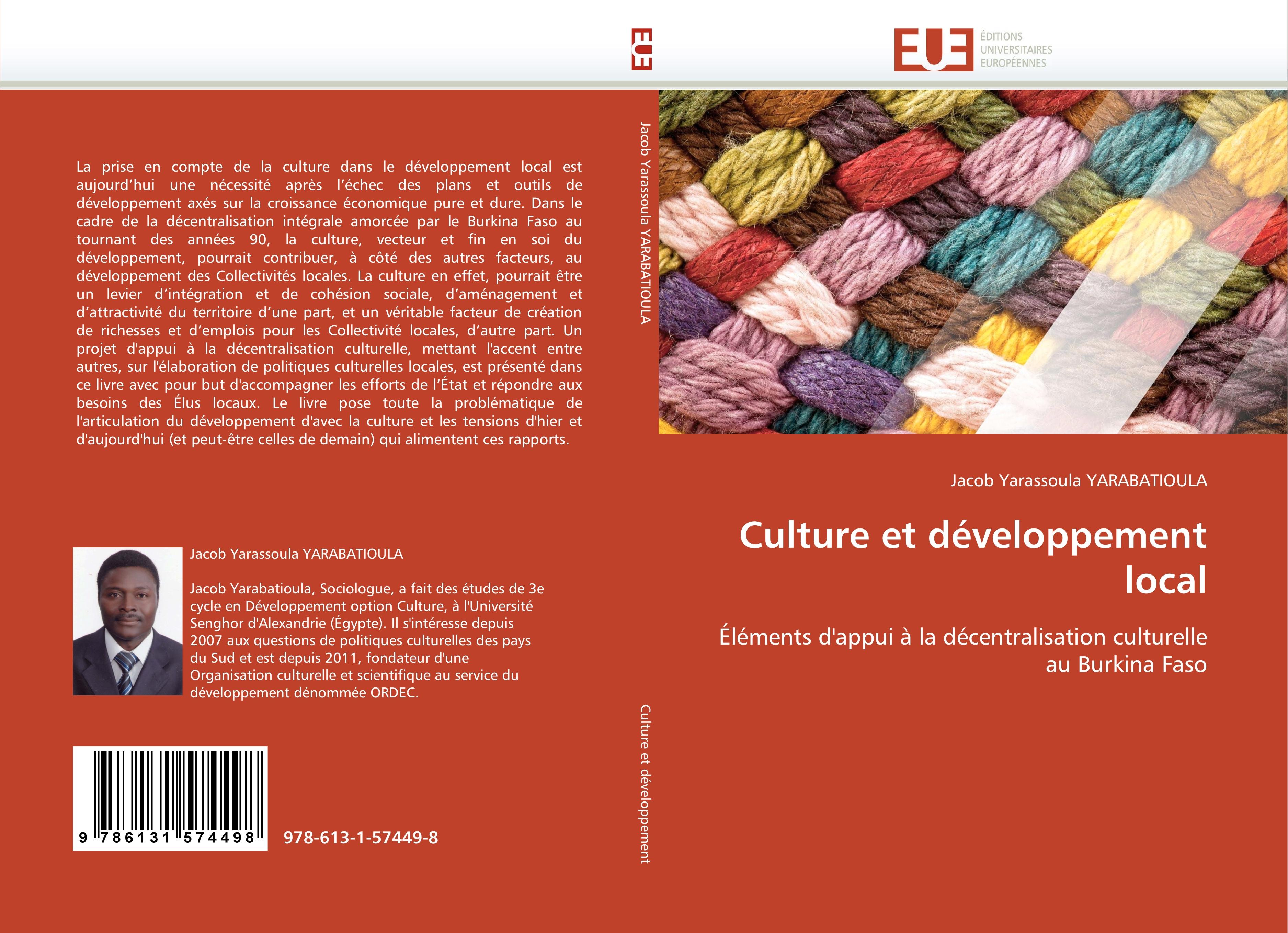 Vorderes Coverbild Culture et développement local