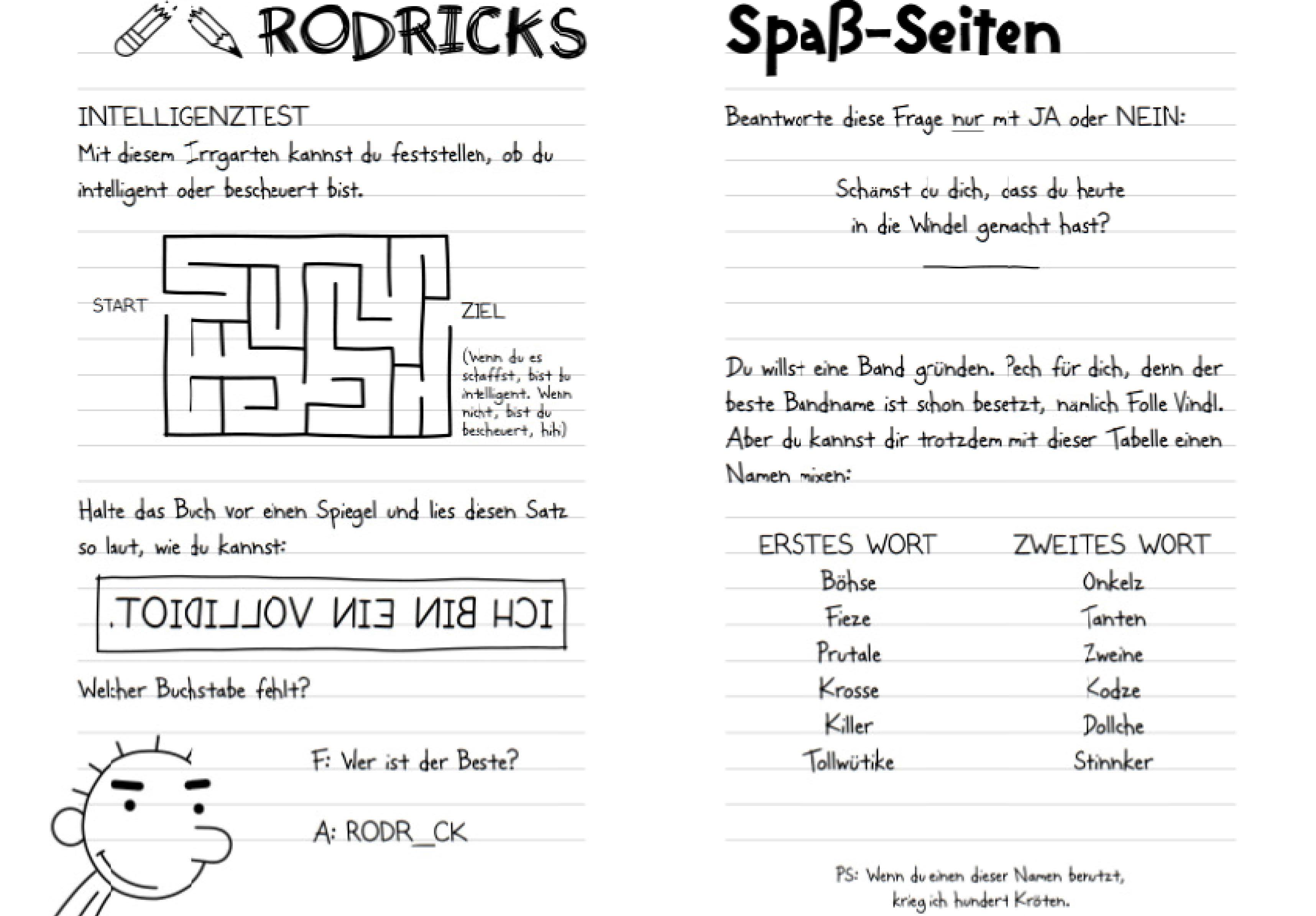 Beispielinhalt (Bild) Gregs Tagebuch - Mach's wie Greg!