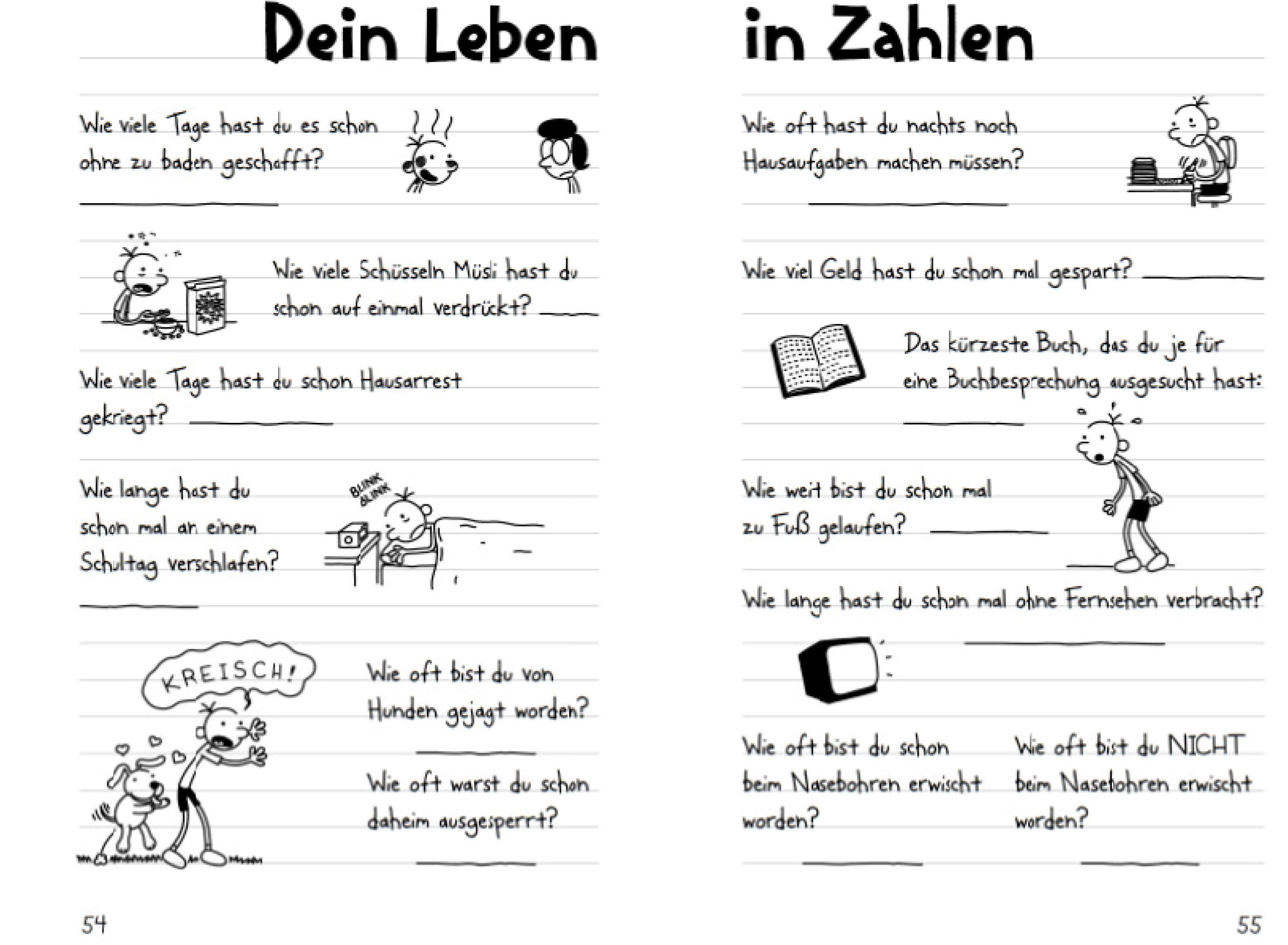 Beispielinhalt (Bild) Gregs Tagebuch - Mach's wie Greg!