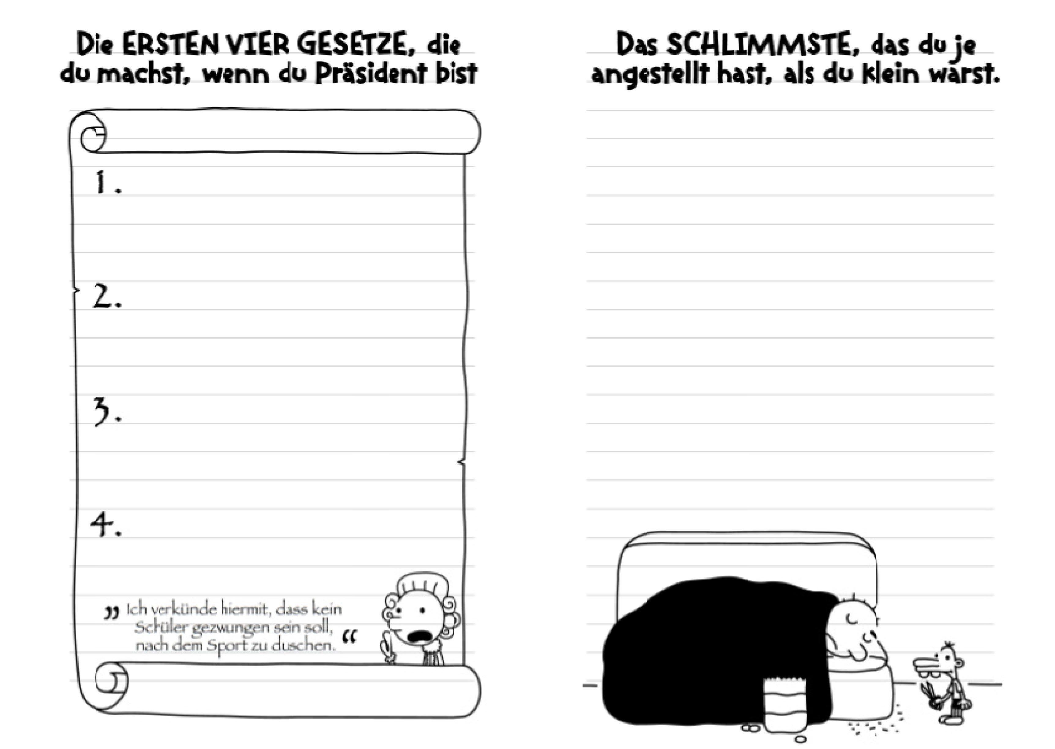 Beispielinhalt (Bild) Gregs Tagebuch - Mach's wie Greg!