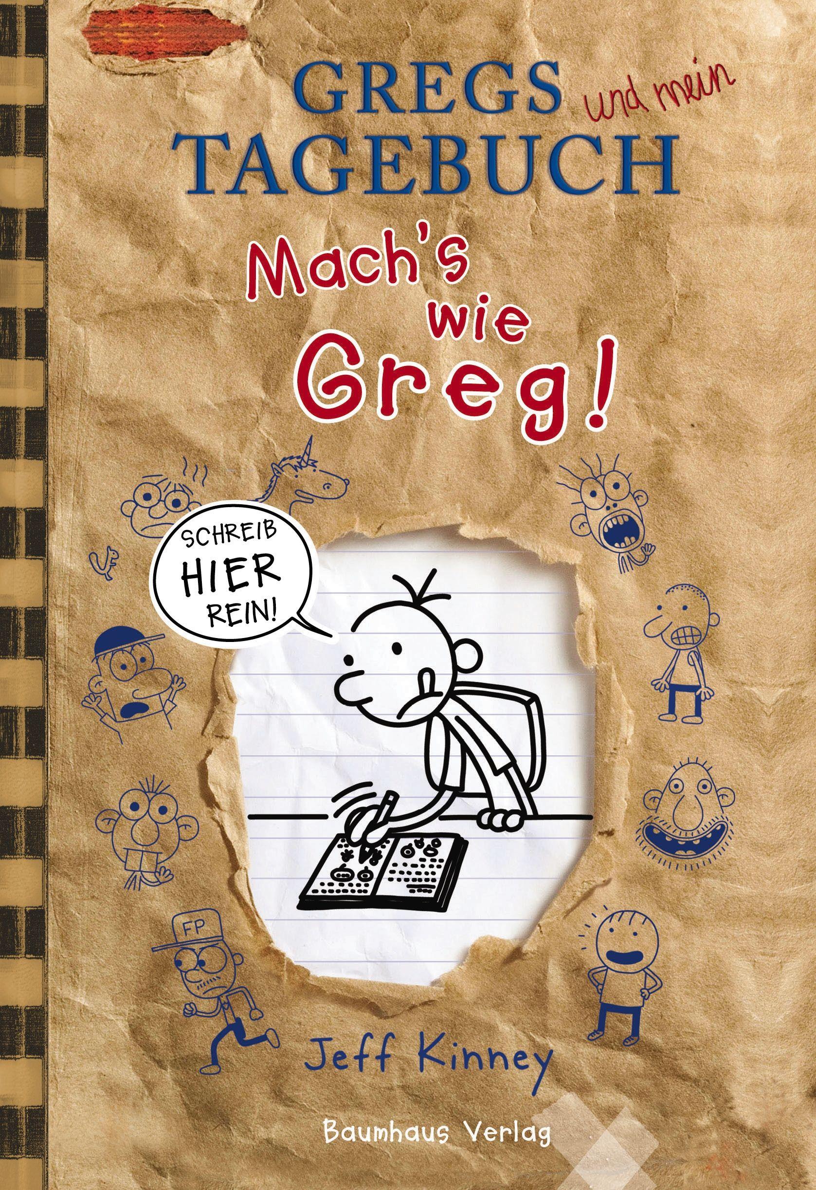 Vorderes Coverbild Gregs Tagebuch - Mach's wie Greg!