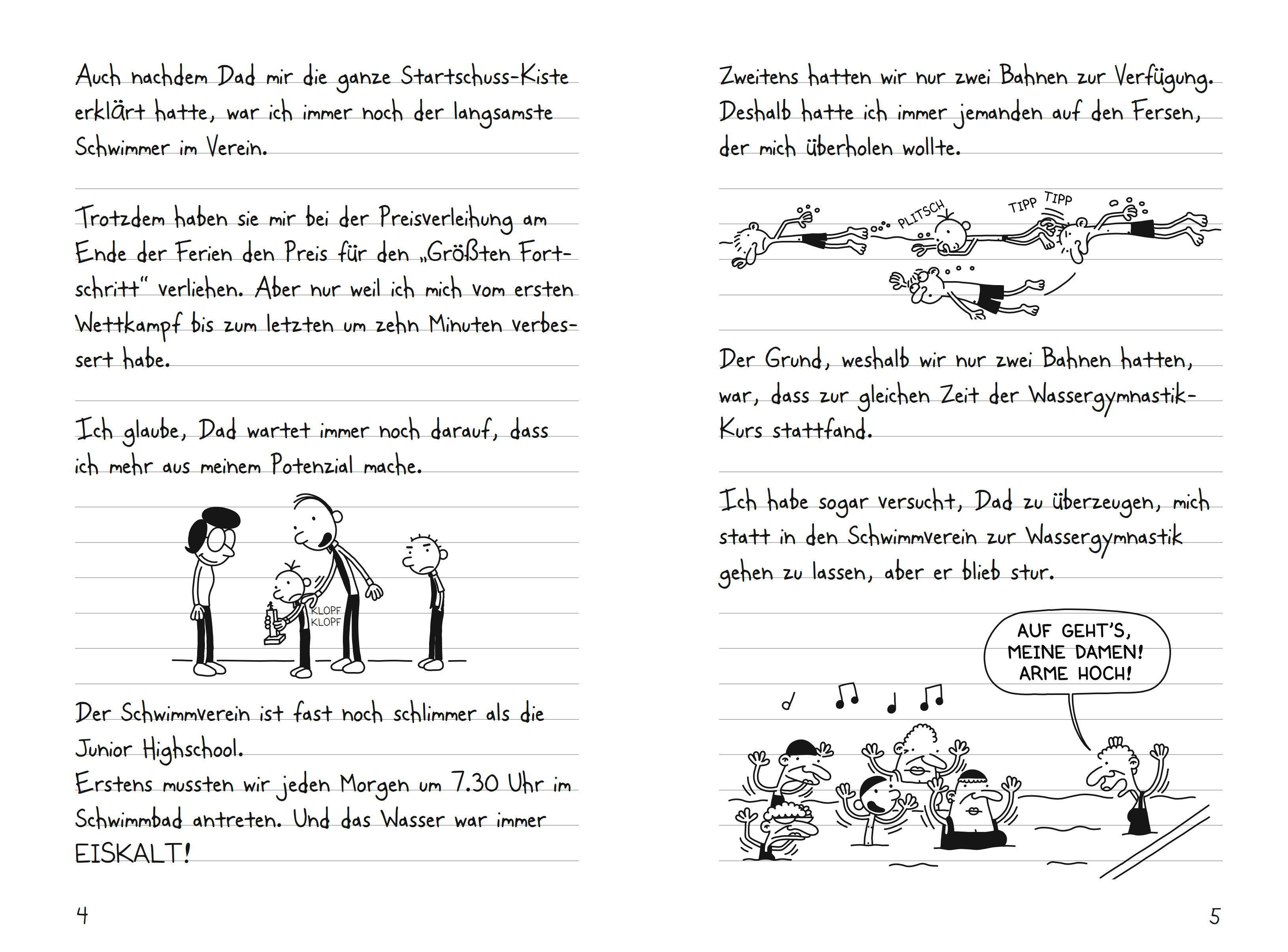Beispielinhalt (Bild) Gregs Tagebuch 02. Gibt's Probleme?