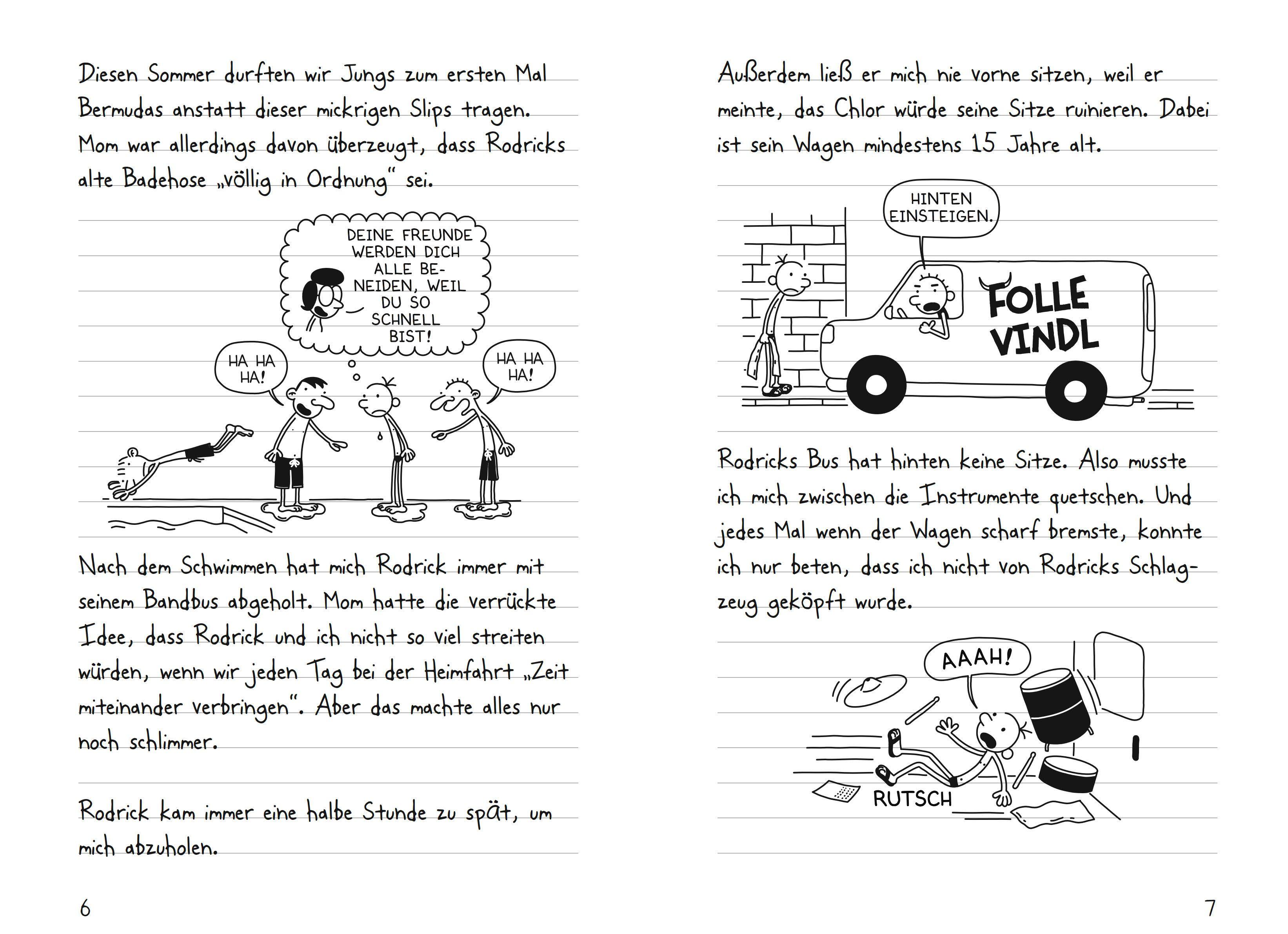 Beispielinhalt (Bild) Gregs Tagebuch 02. Gibt's Probleme?