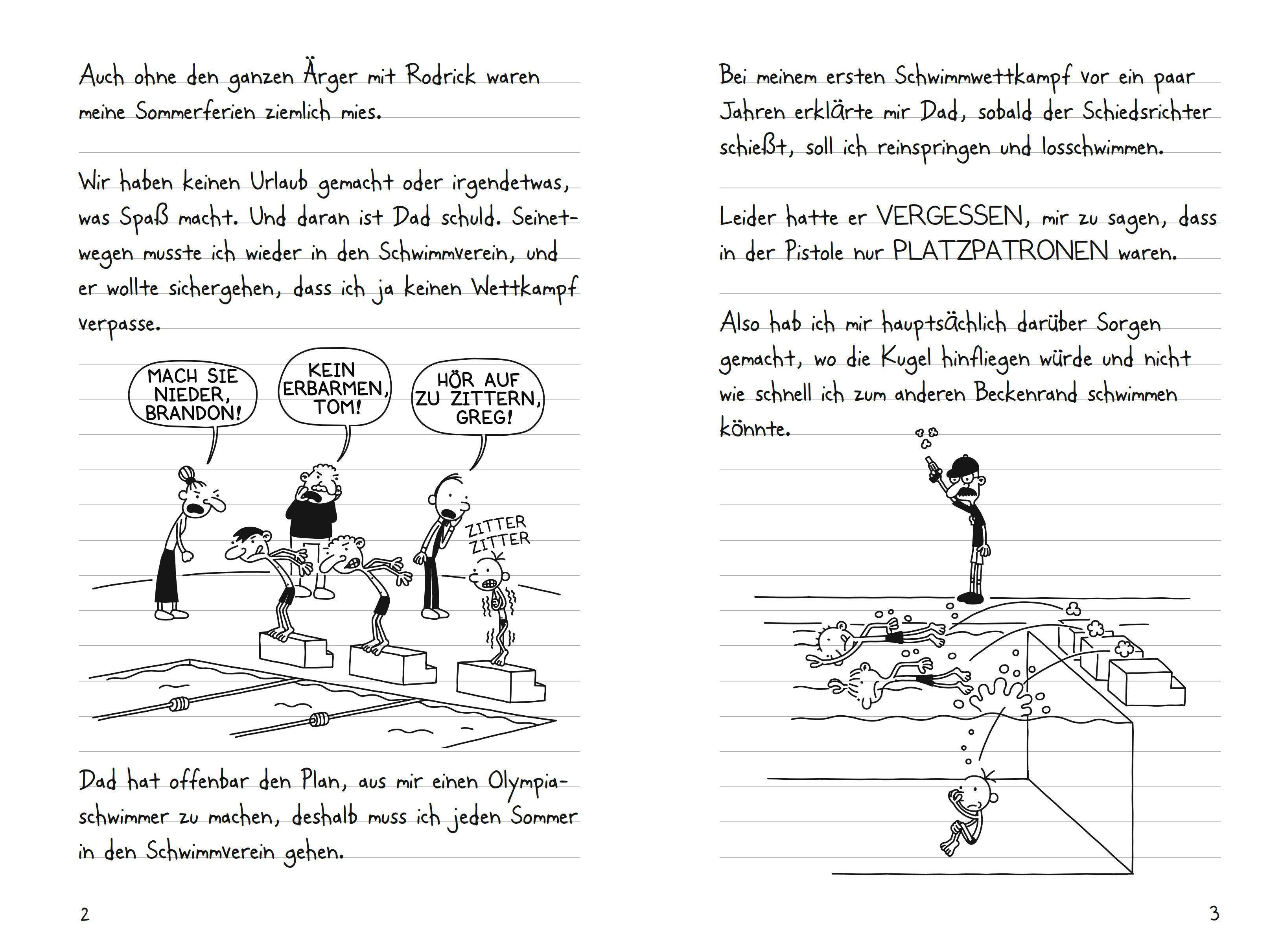 Beispielinhalt (Bild) Gregs Tagebuch 02. Gibt's Probleme?