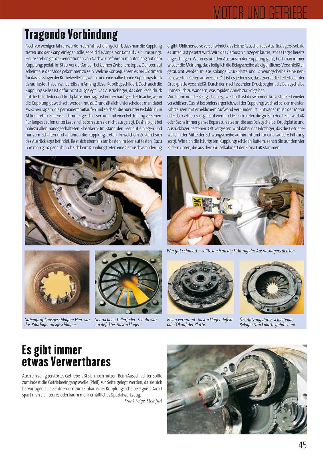 Beispielinhalt (Bild) Praxishandbuch Tipps und Tricks für Oldtimer-Fahrer