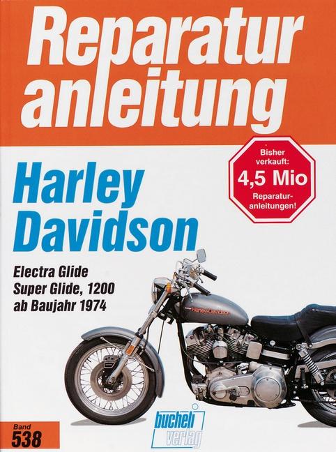 Vorderes Coverbild Harley Davidson Electra Glide / Super Glide Modelle FL, FLH, FX, FXE (ab Baujahr 1974)