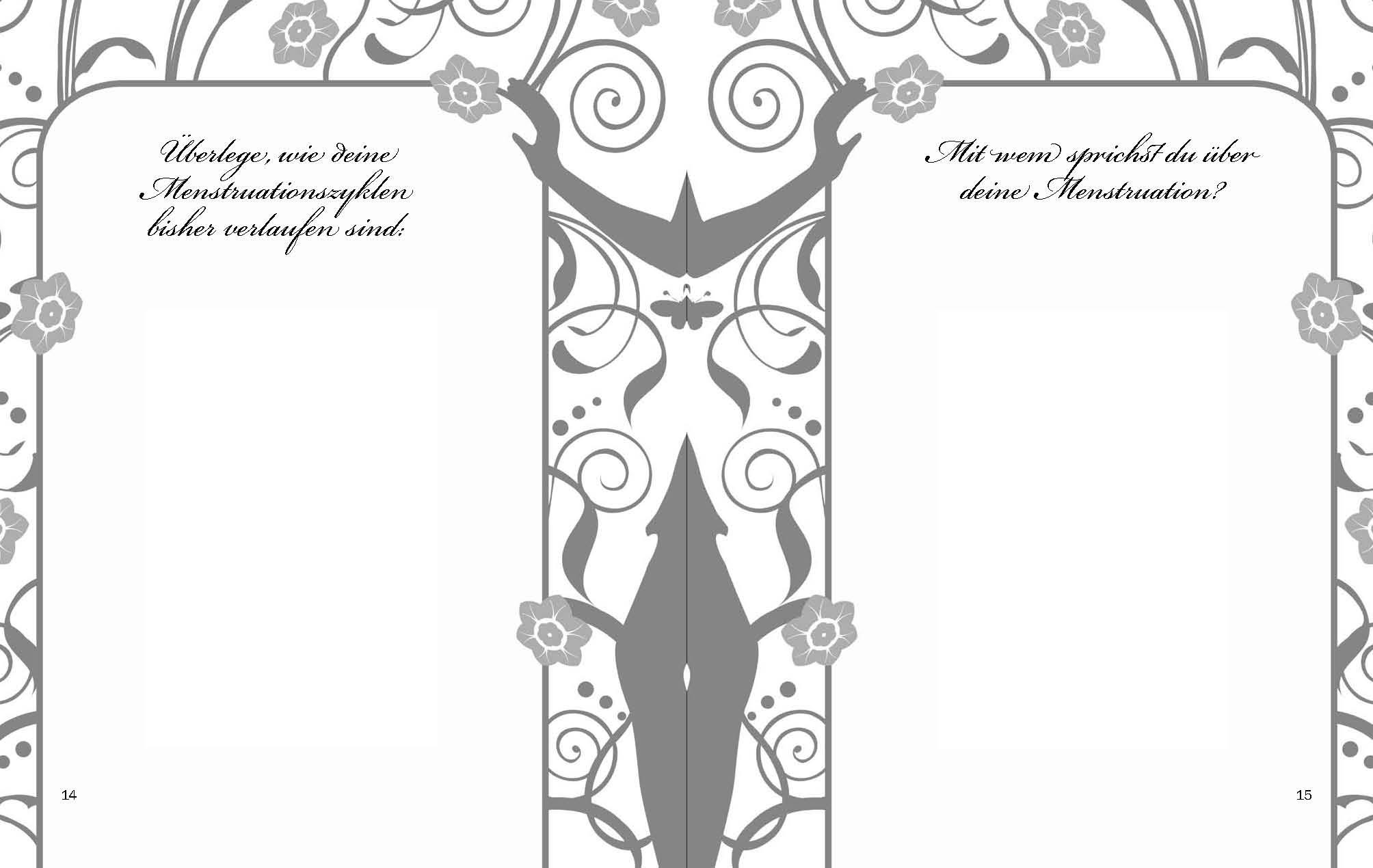 Beispielinhalt (Bild) Regelschmerz ade! Die freie Menstruation: Methode ohne Binden, Tampons und Co