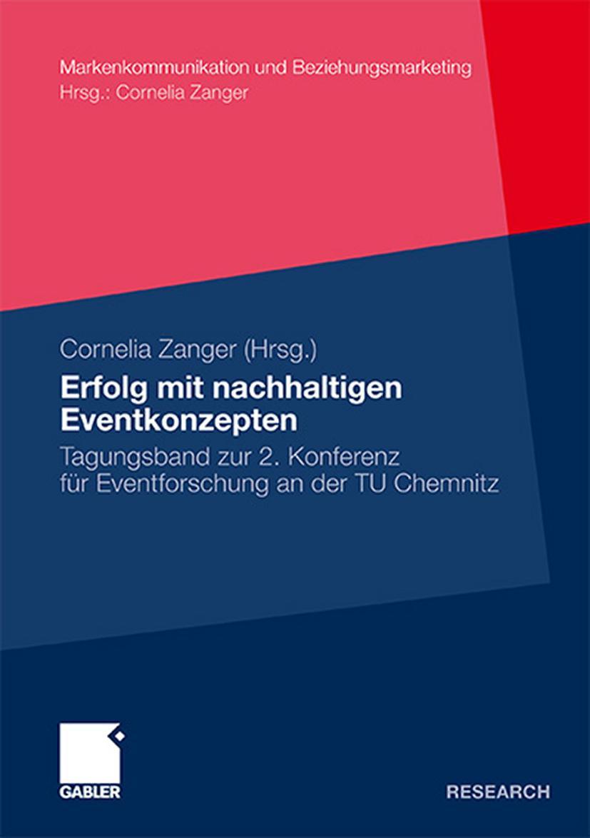 Vorderes Coverbild Erfolg mit nachhaltigen Eventkonzepten