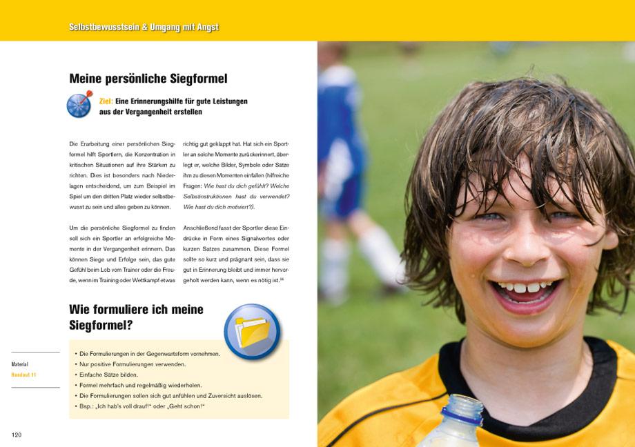 Beispielinhalt (Bild) Mentales Training im Leistungssport