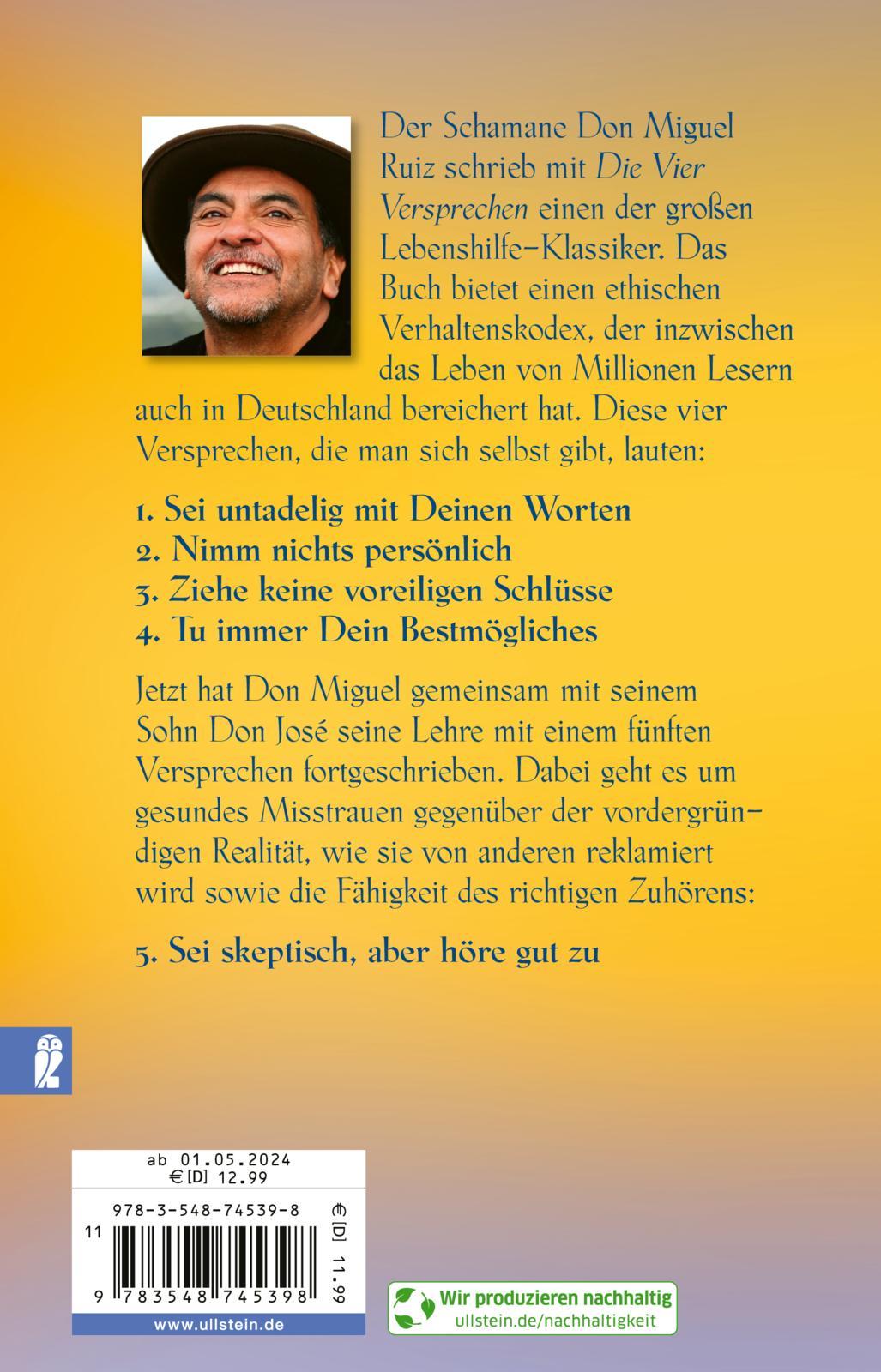 Rückseitencover Das fünfte Versprechen