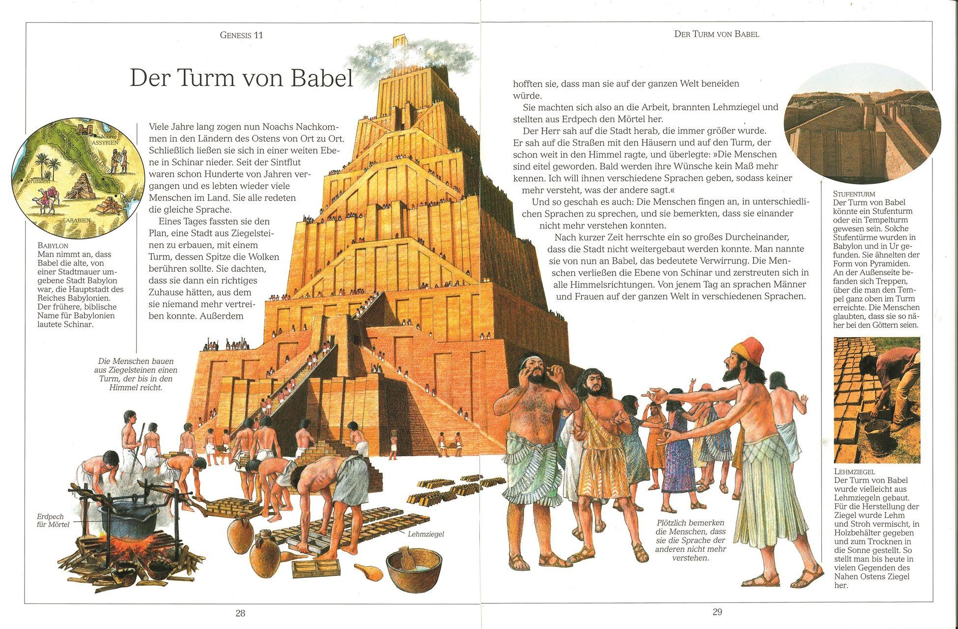 Beispielinhalt (Bild) Illustrierte Bibel für Kinder