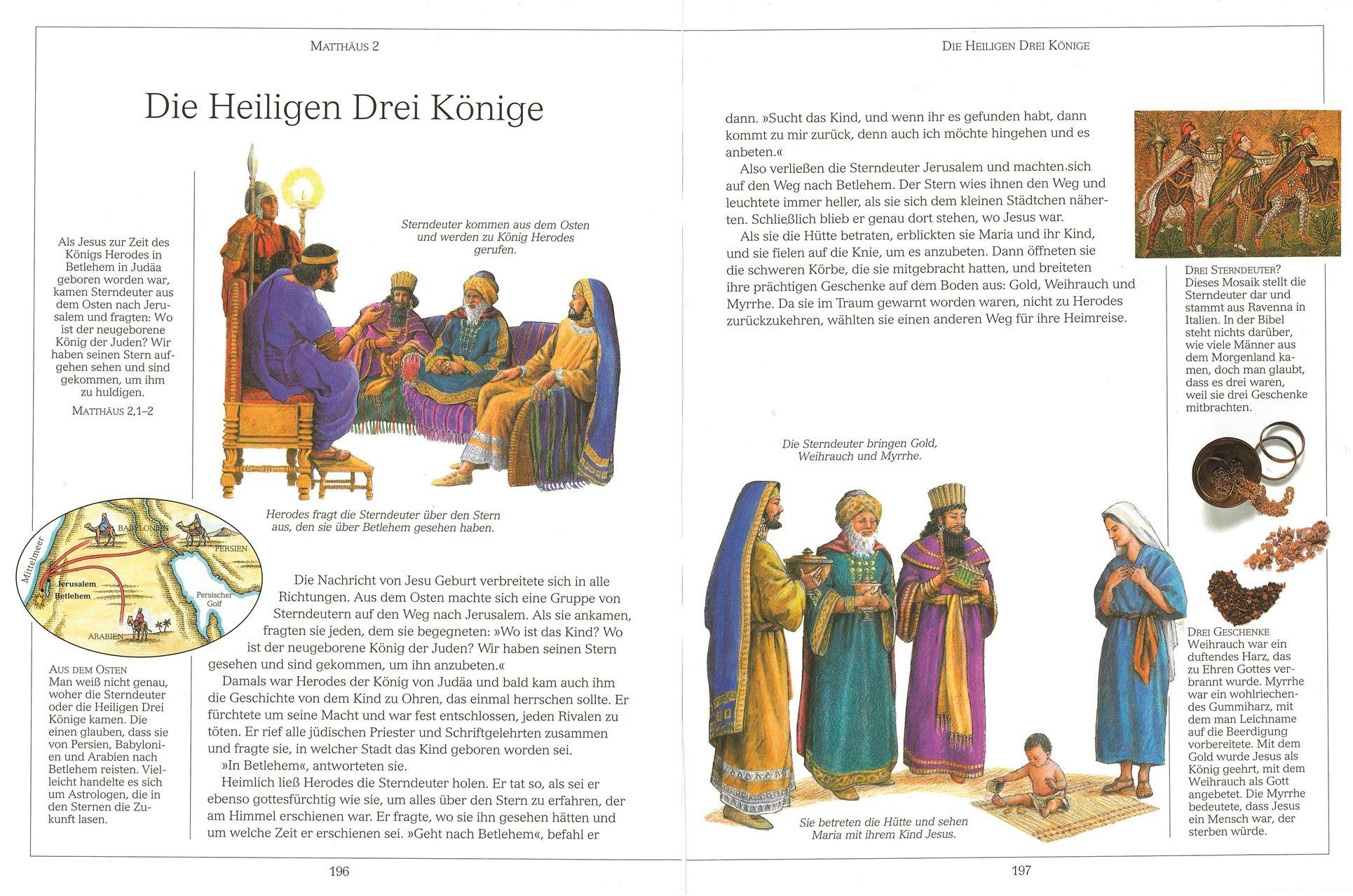 Beispielinhalt (Bild) Illustrierte Bibel für Kinder