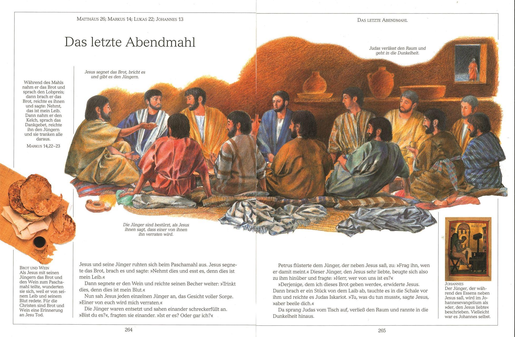 Beispielinhalt (Bild) Illustrierte Bibel für Kinder