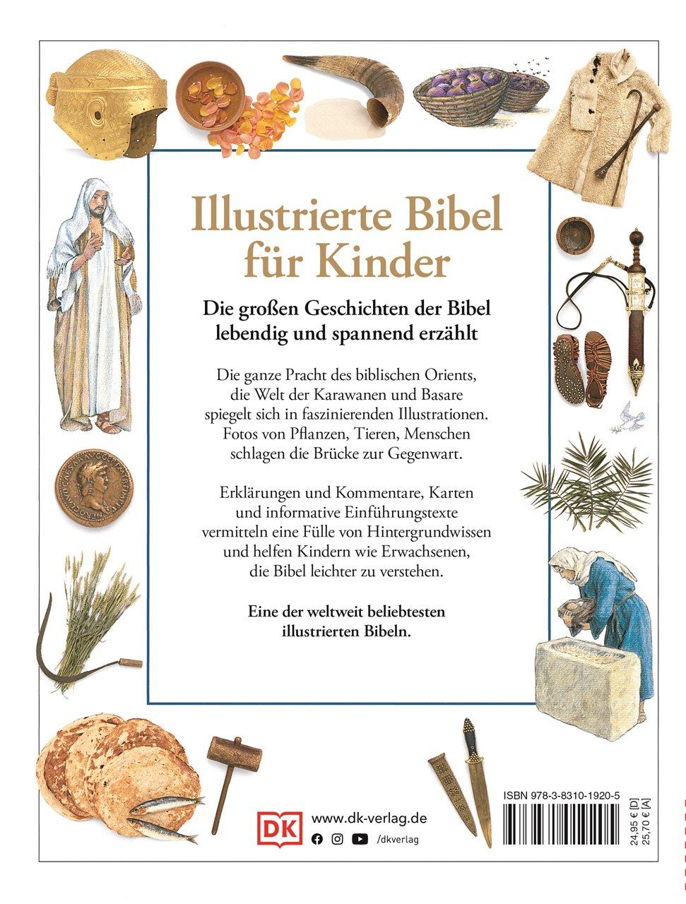 Rückseitencover Illustrierte Bibel für Kinder
