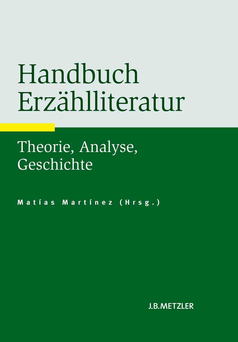 Vorderes Coverbild Handbuch Erzählliteratur