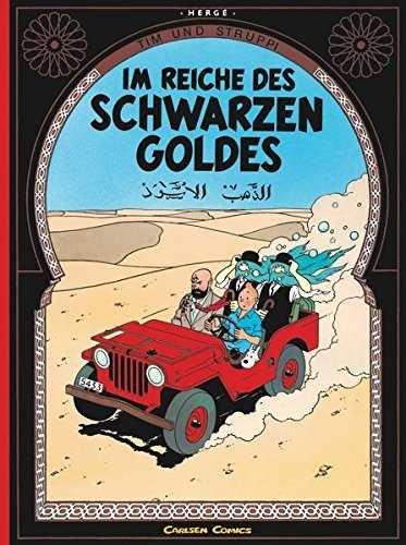 Vorderes Coverbild Tim und Struppi 14. Im Reiche des schwarzen Goldes