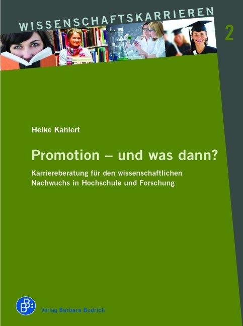 Vorderes Coverbild Promotion - und was dann?