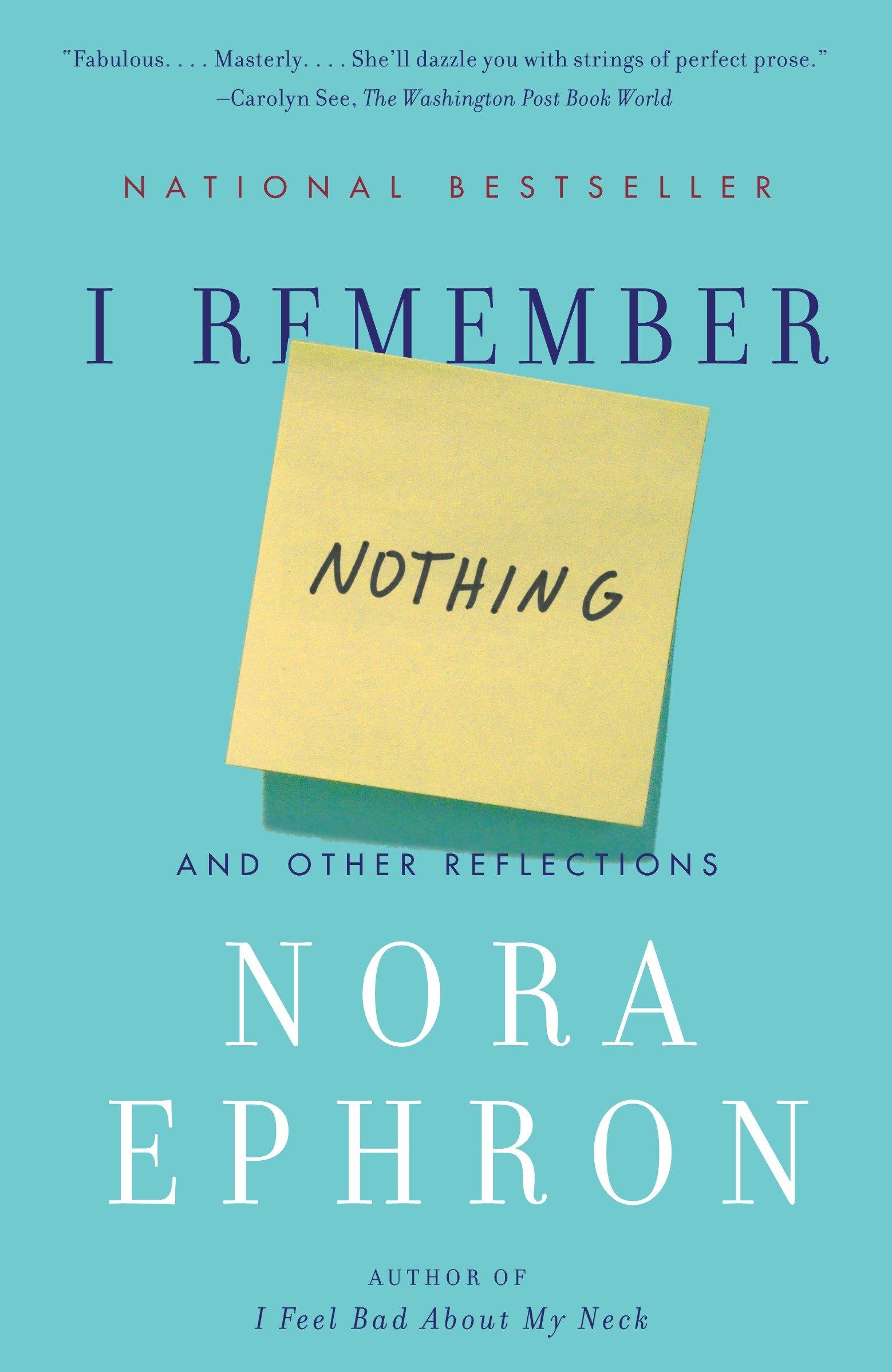 Vorderes Coverbild I Remember Nothing
