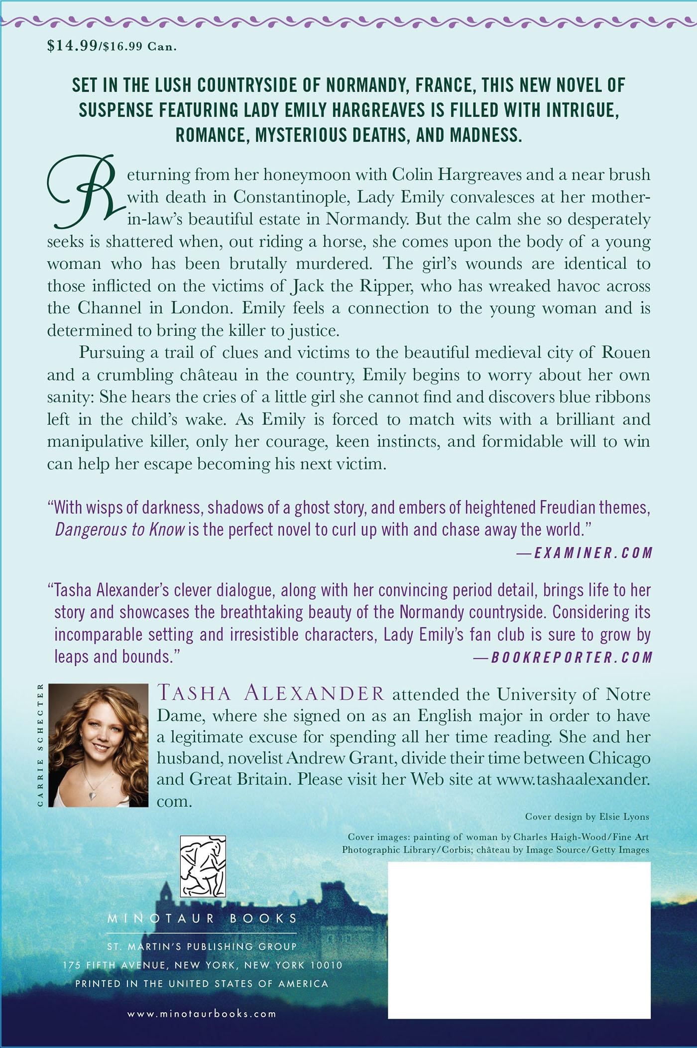 Rückseitencover Dangerous to Know