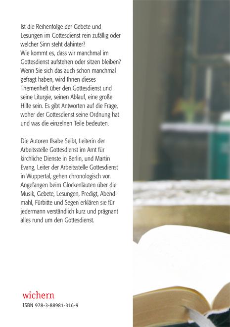 Rückseitencover Der Gottesdienst
