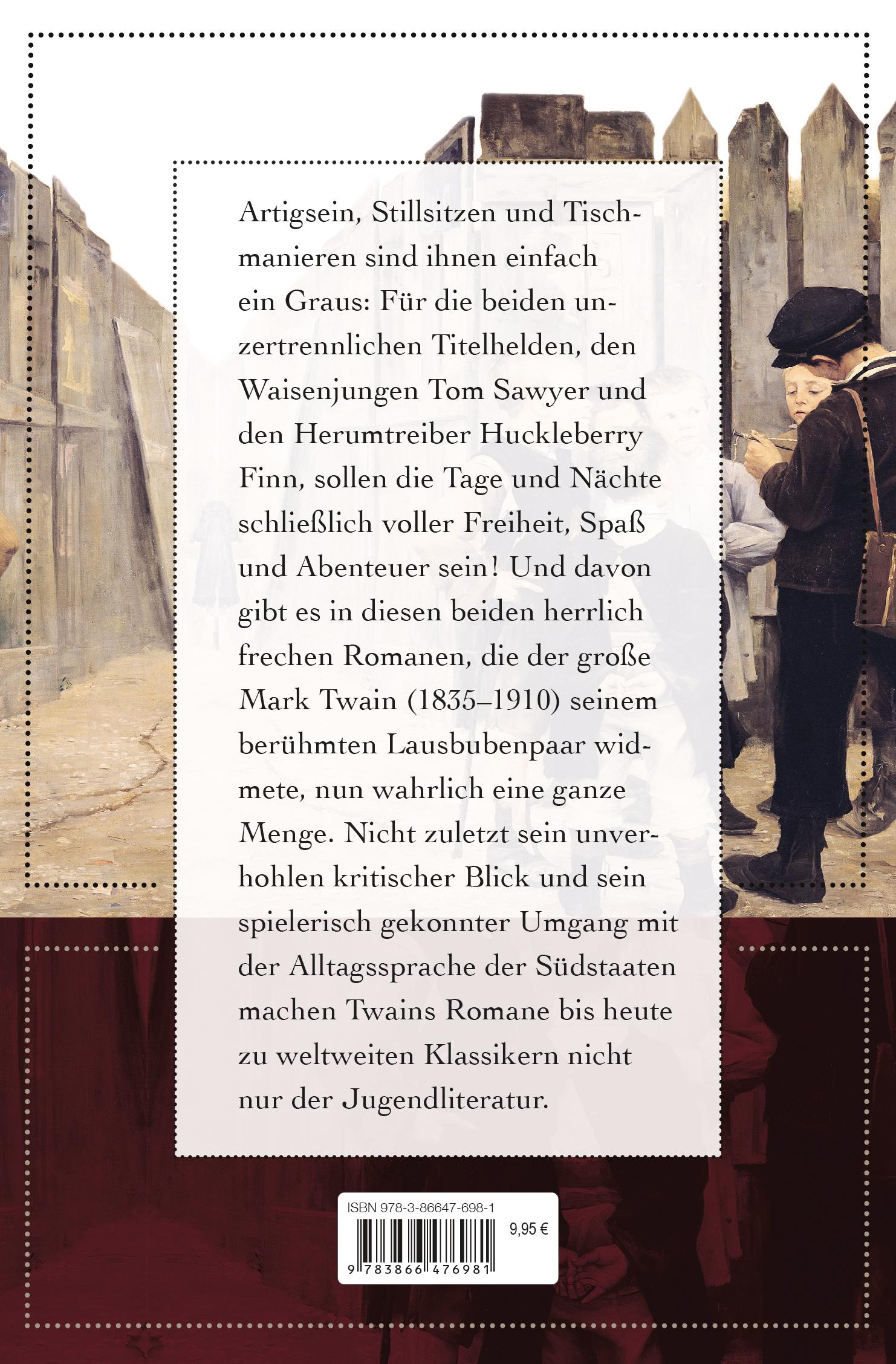 Beispielinhalt (Bild) Tom Sawyer und Huckleberry Finn