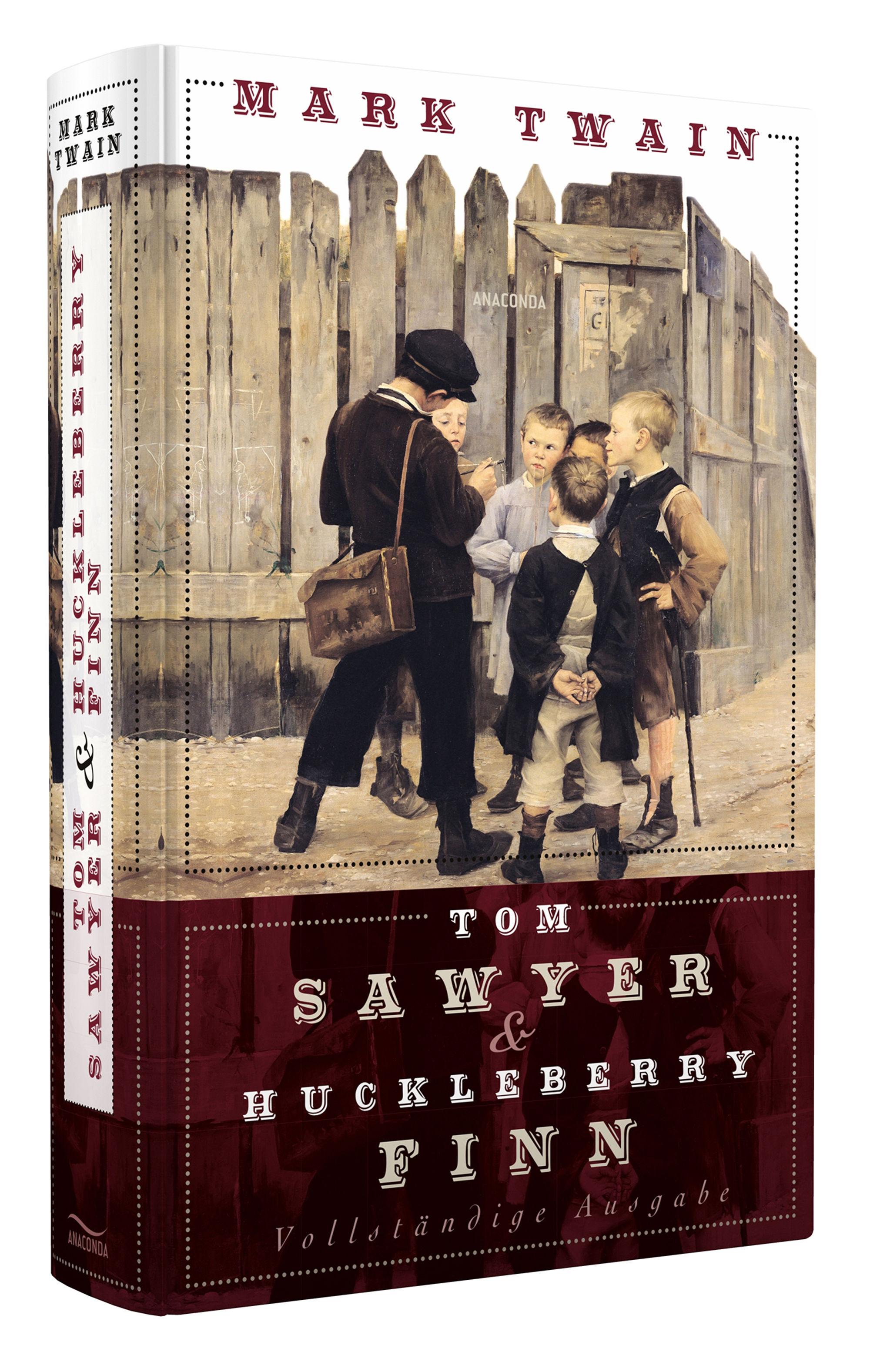 Beispielinhalt (Bild) Tom Sawyer und Huckleberry Finn