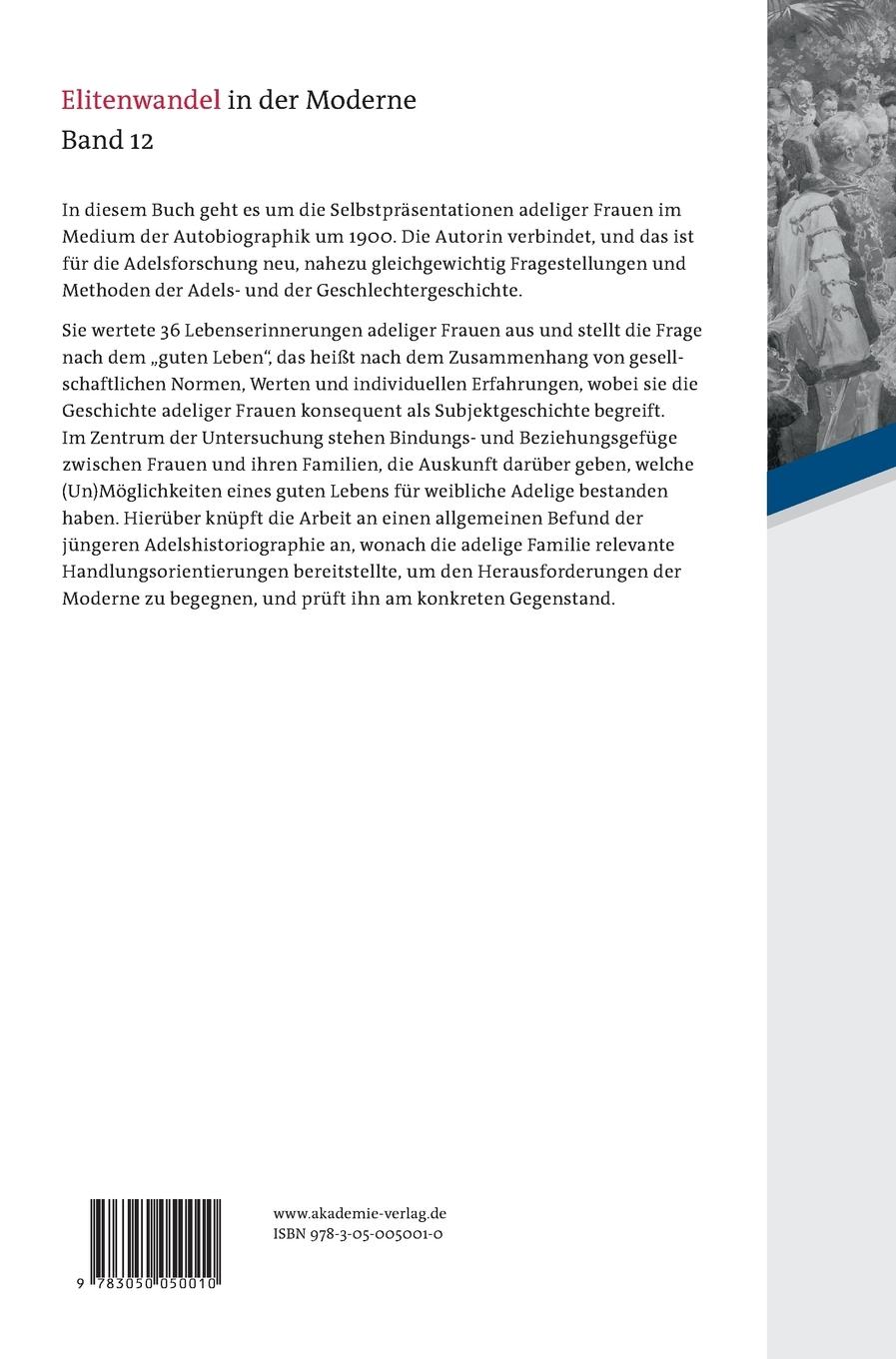 Rückseitencover Vom guten Leben