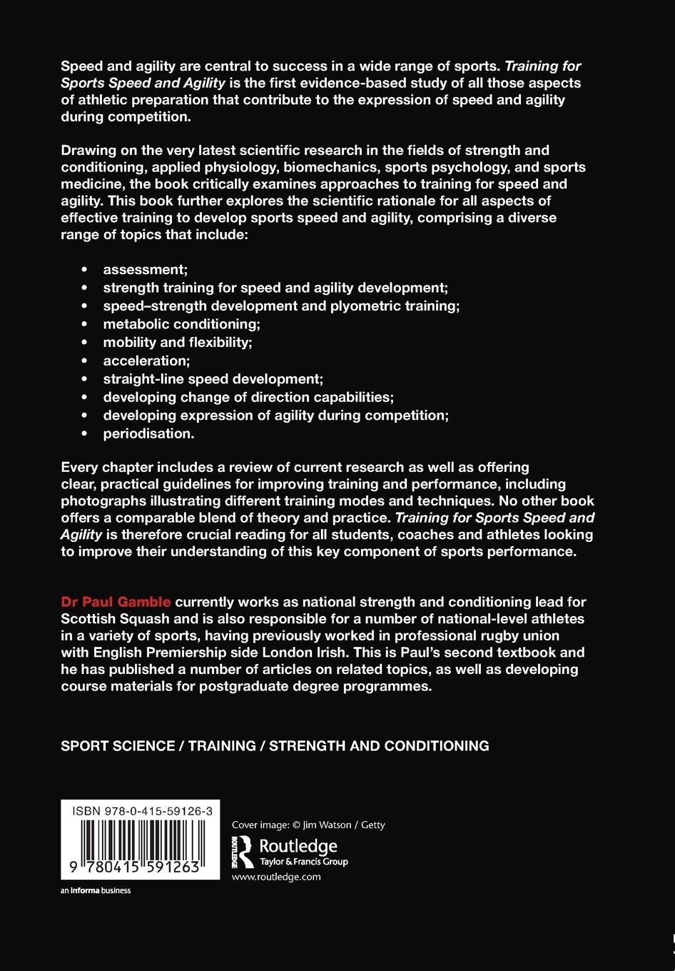 Rückseitencover Training for Sports Speed and Agility