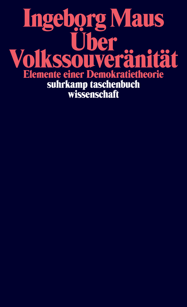 Vorderes Coverbild Über Volkssouveränität