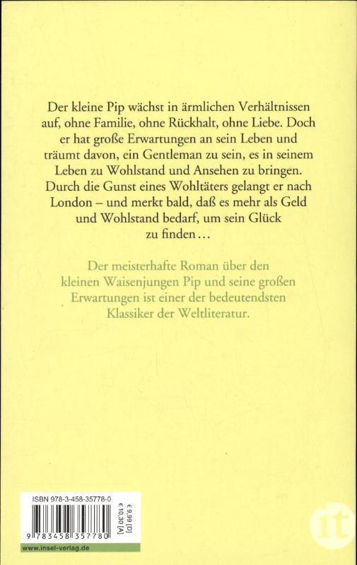 Rückseitencover Große Erwartungen