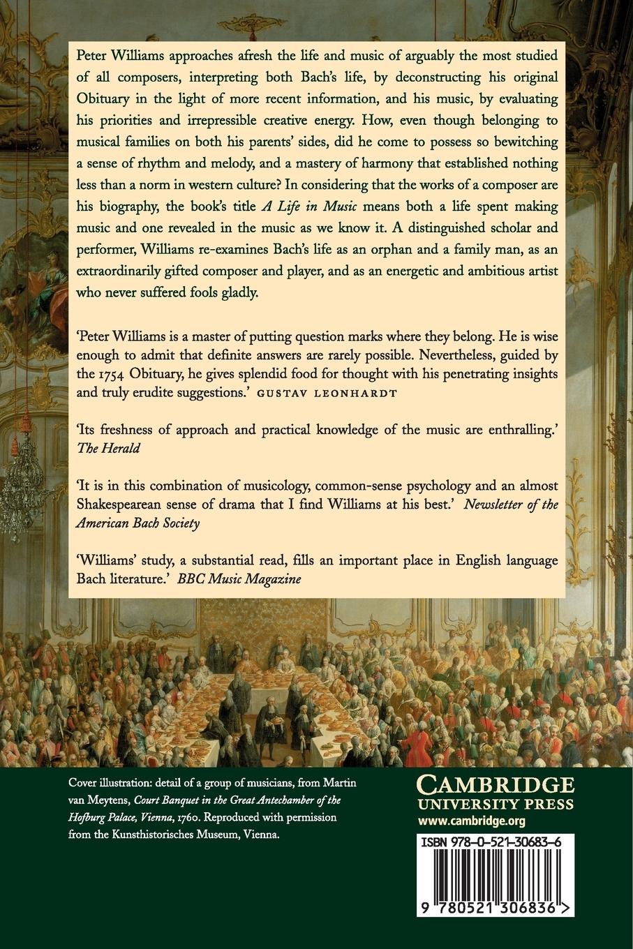 Rückseitencover J. S. Bach