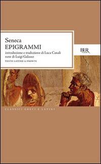 Vorderes Coverbild Epigrammi. Testo latino a fronte