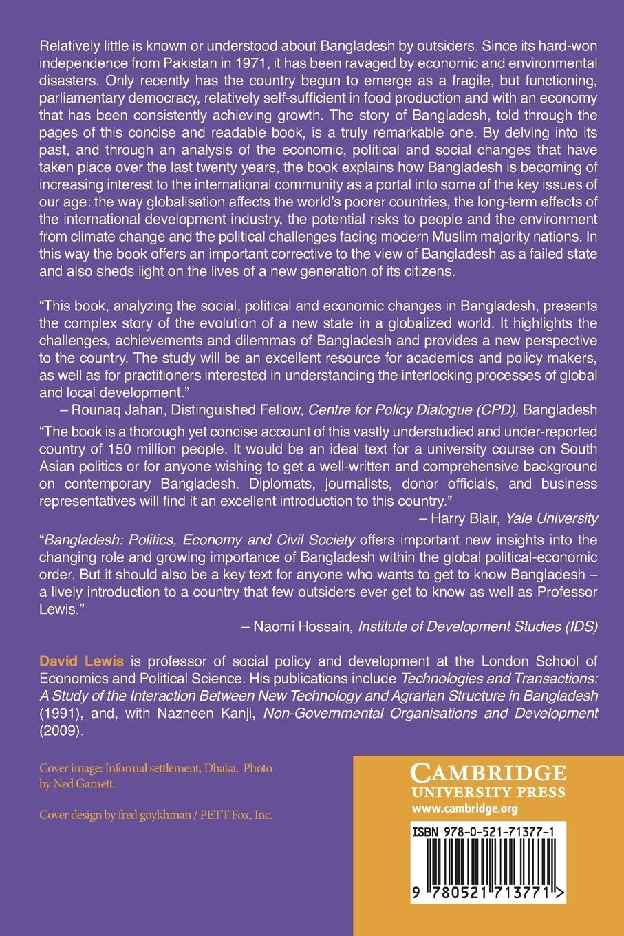 Rückseitencover Bangladesh